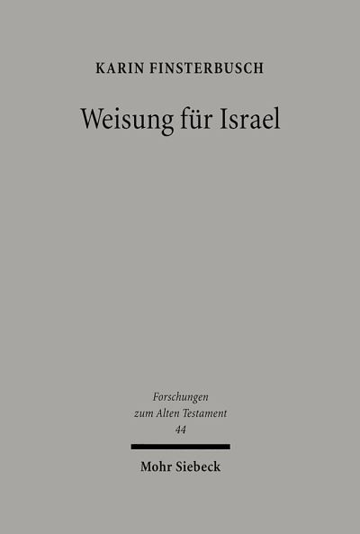 Weisung Fur Israel