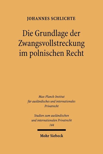 Die Grundlage Der Zwangsvollstreckung Im Polnischen Recht