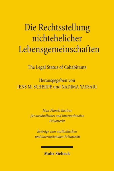 Die Rechtsstellung Nichtehelicher Lebensgemeinschaften - The Legal Status of Cohabitants