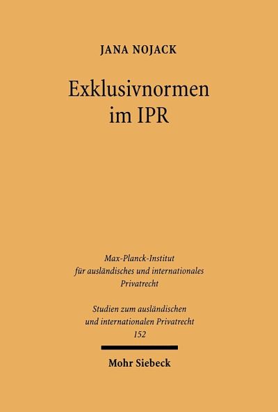 Exklusivnormen Im IPR