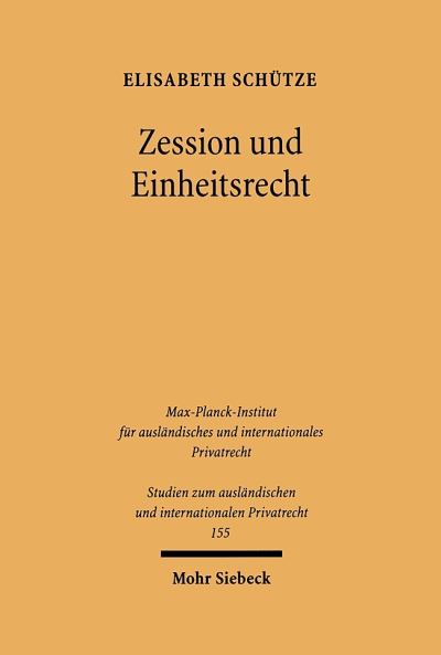Zession Und Einheitsrecht