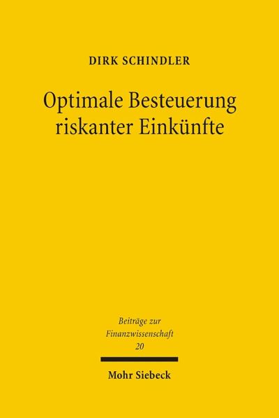 Optimale Besteuerung Riskanter Einkunfte