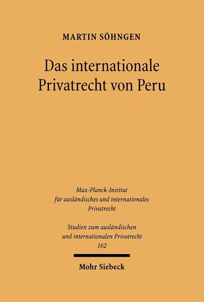 Das Internationale Privatrecht Von Peru