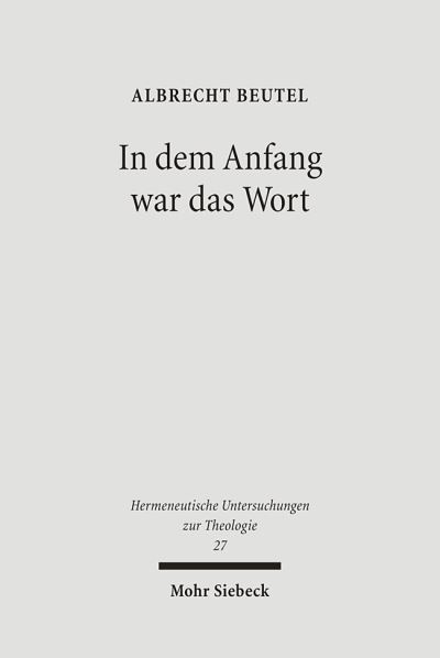 In Dem Anfang War Das Wort