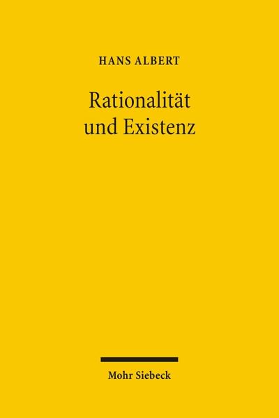 Rationalitat Und Existenz