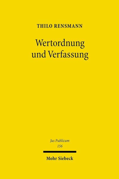 Wertordnung Und Verfassung
