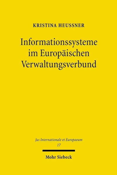 Informationssysteme Im Europaischen Verwaltungsverbund