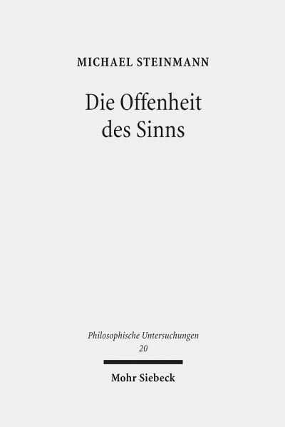Die Offenheit Des Sinns