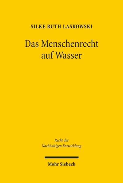 Das Menschenrecht Auf Wasser