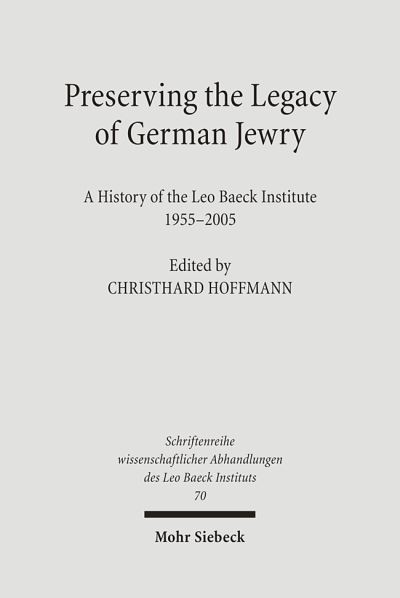 Preserving the Legacy of German Jewry