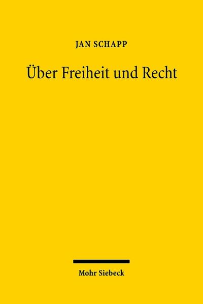 Uber Freiheit Und Recht