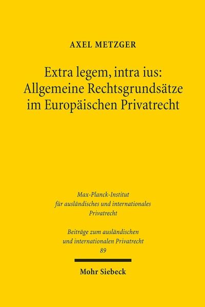 Extra Legem, Intra Ius: