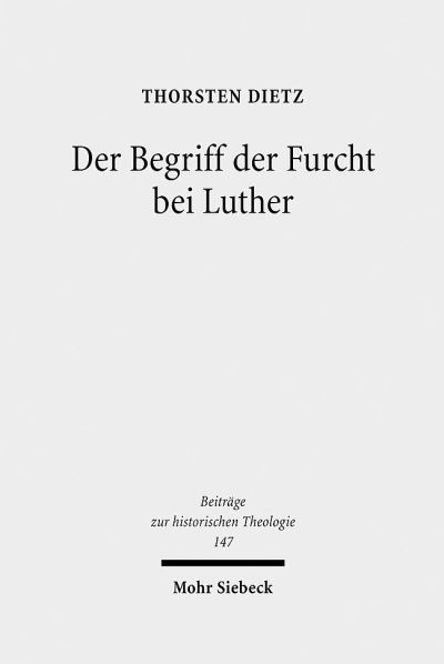 Der Begriff Der Furcht Bei Luther