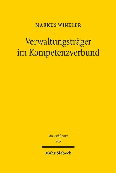 Verwaltungstrager Im Kompetenzverbund