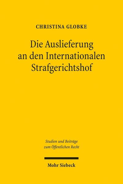 Die Auslieferung an Den Internationalen Strafgerichtshof
