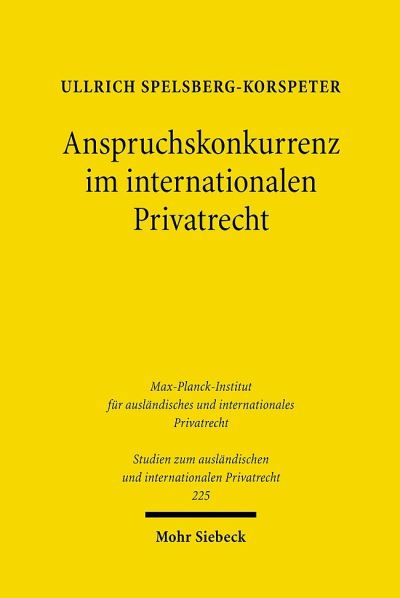 Anspruchskonkurrenz Im Internationalen Privatrecht