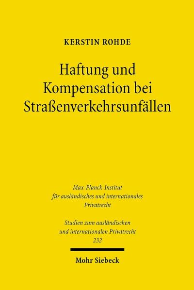 Haftung Und Kompensation Bei Strassenverkehrsunfallen