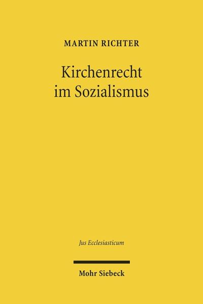Kirchenrecht Im Sozialismus