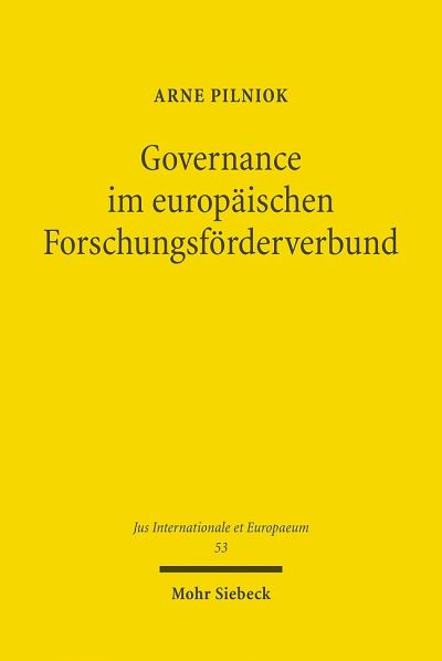 Governance Im Europaischen Forschungsforderverbund