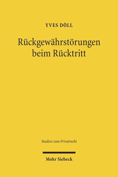 Ruckgewahrstorungen Beim Rucktritt