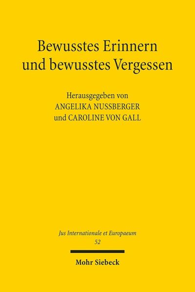 Bewusstes Erinnern Und Bewusstes Vergessen