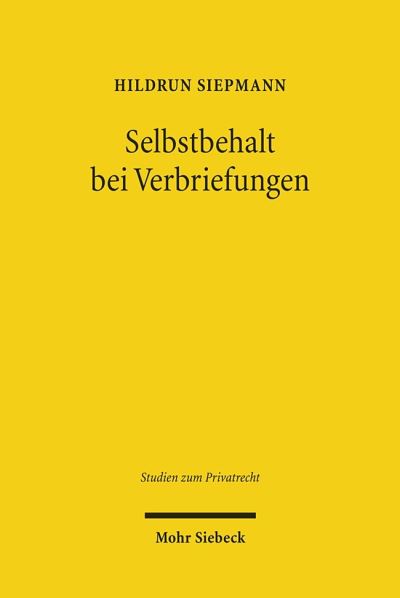 Selbstbehalt Bei Verbriefungen