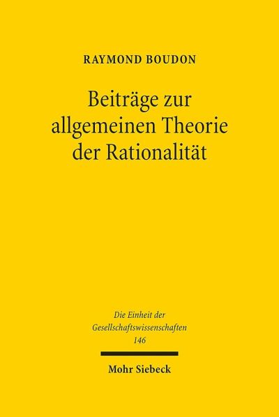 Beitrage Zur Allgemeinen Theorie Der Rationalitat