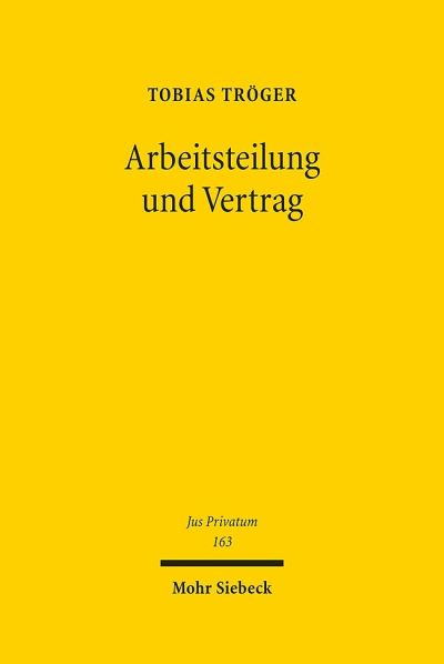 Arbeitsteilung Und Vertrag