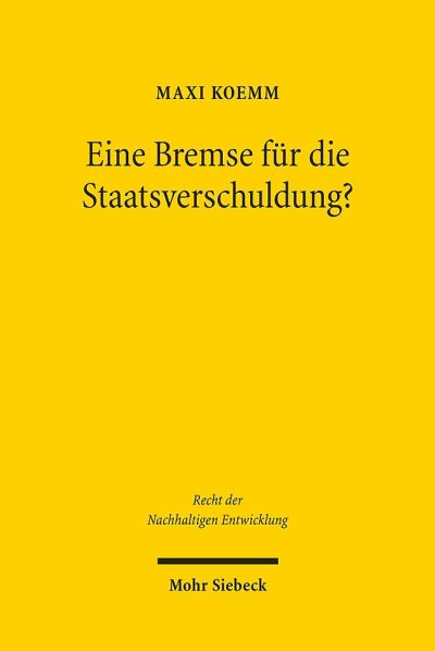 Eine Bremse Fur Die Staatsverschuldung?