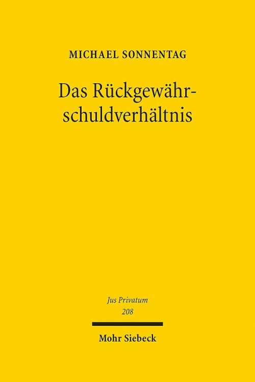 Das Ruckgewahrschuldverhaltnis