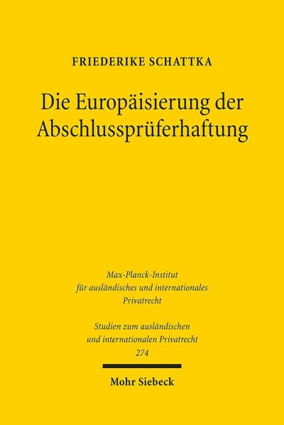 Die Europaisierung Der Abschlusspruferhaftung
