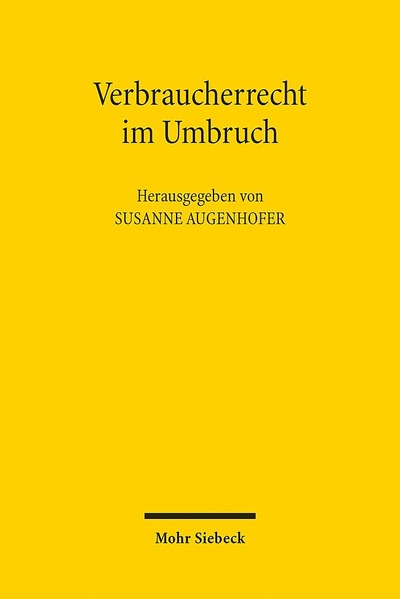Verbraucherrecht Im Umbruch
