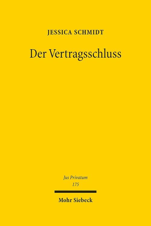 Der Vertragsschluss