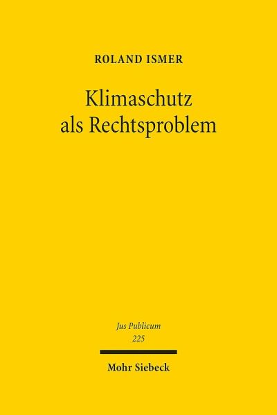 Klimaschutz Als Rechtsproblem