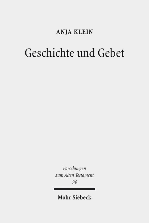 Geschichte Und Gebet