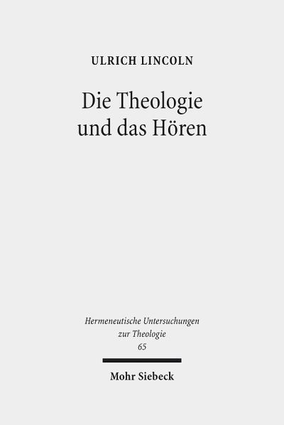 Die Theologie Und Das Horen