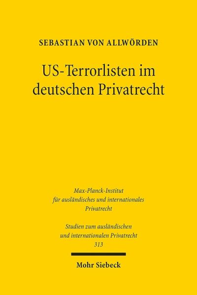 US-Terrorlisten Im Deutschen Privatrecht