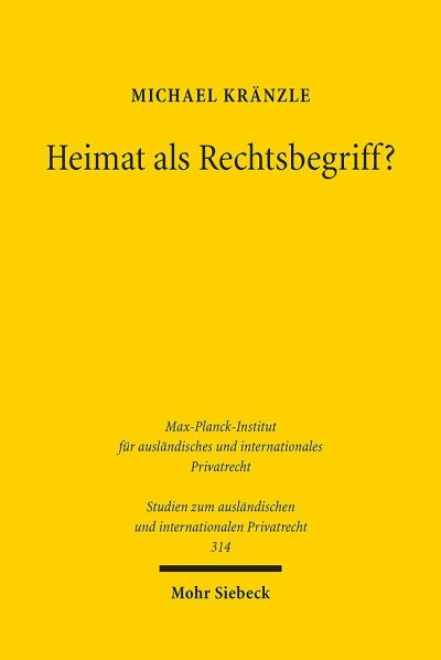 Heimat Als Rechtsbegriff?
