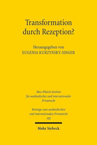 Transformation Durch Rezeption?