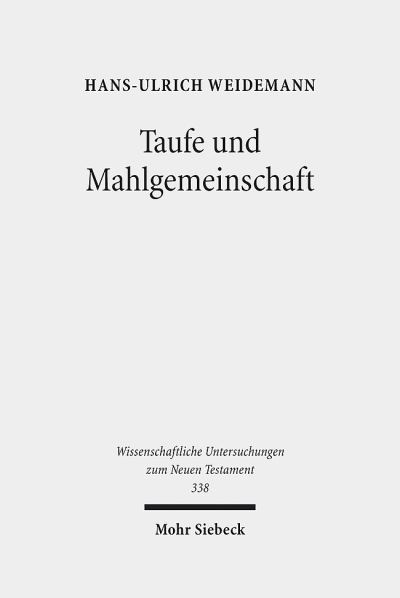 Taufe Und Mahlgemeinschaft