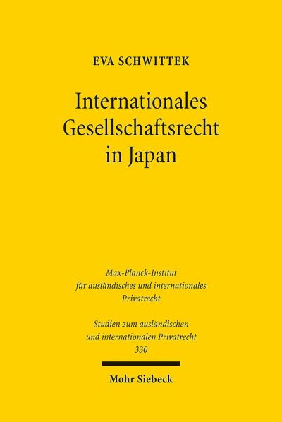Internationales Gesellschaftsrecht in Japan