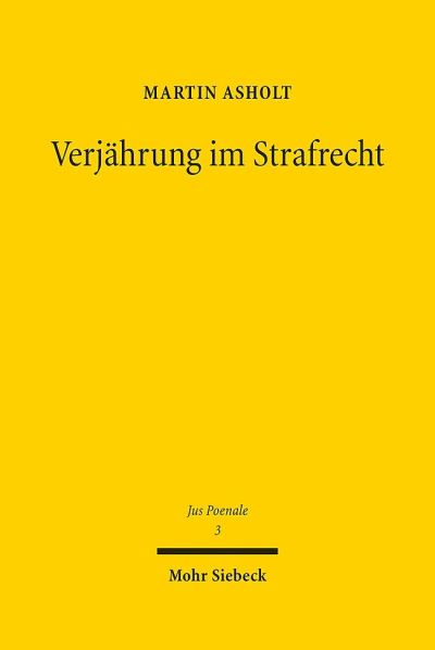 Verjahrung Im Strafrecht