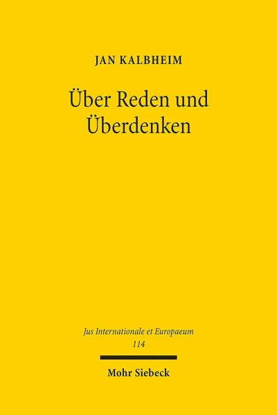 Uber Reden Und Uberdenken