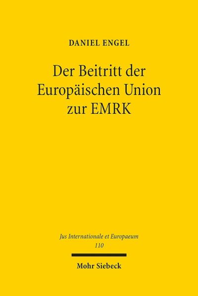 Der Beitritt Der Europaischen Union Zur EMRK