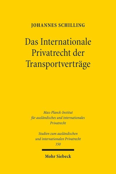 Das Internationale Privatrecht Der Transportvertrage