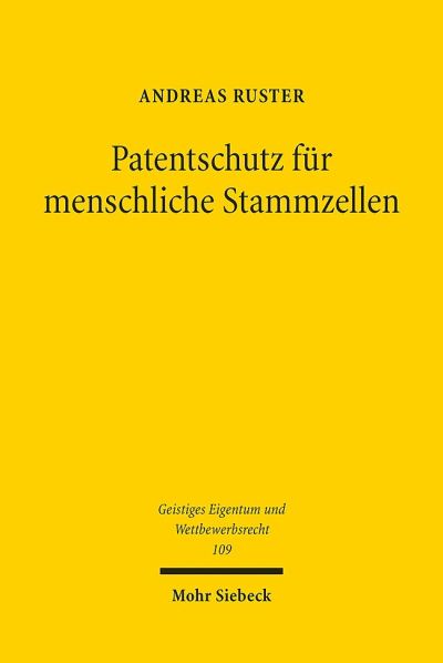 Patentschutz Fur Menschliche Stammzellen