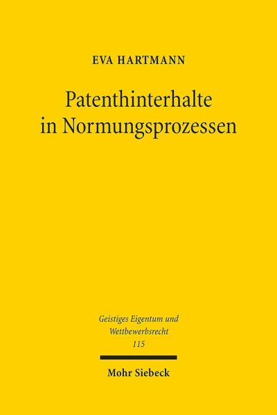 Patenthinterhalte in Normungsprozessen