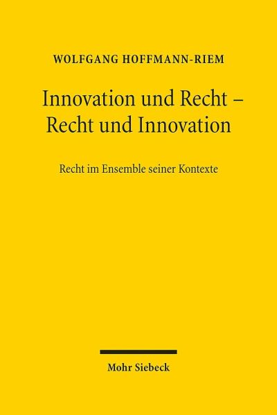 Innovation Und Recht - Recht Und Innovation