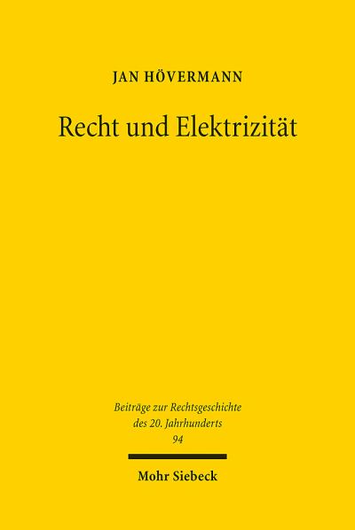 Recht Und Elektrizitat