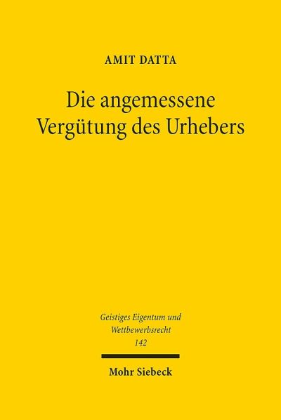 Die Angemessene Vergutung Des Urhebers